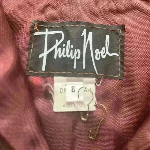 Philip Noel Vintage Leather Skirt Women's Size 8 Brown Knee Length - Picture 8 of 8